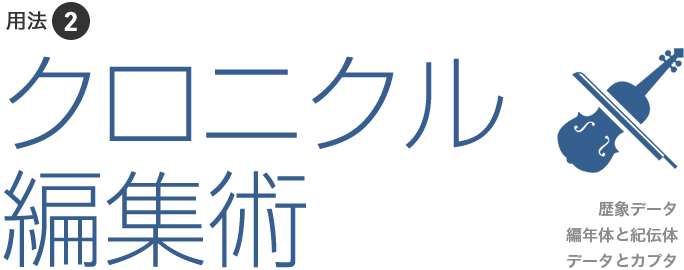 クロニクル編集術